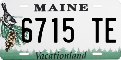 ME license plate 6715TE