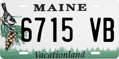 ME license plate 6715VB