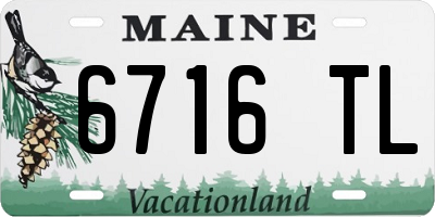ME license plate 6716TL