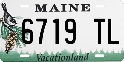 ME license plate 6719TL