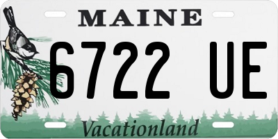 ME license plate 6722UE