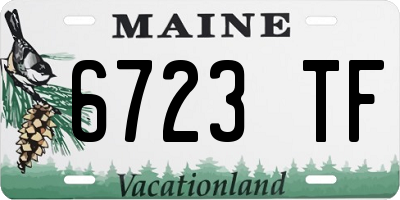 ME license plate 6723TF