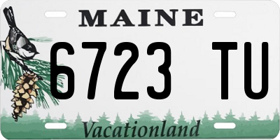 ME license plate 6723TU