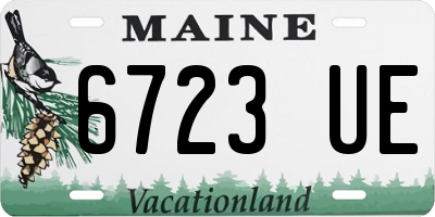 ME license plate 6723UE