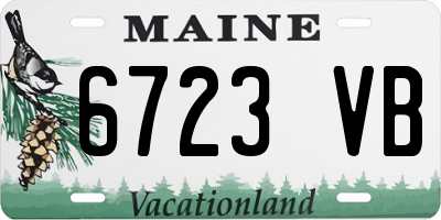 ME license plate 6723VB