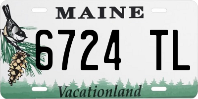 ME license plate 6724TL
