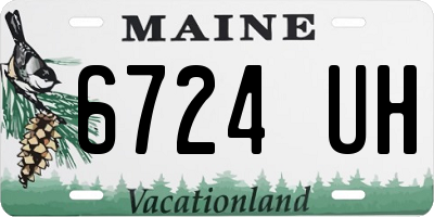 ME license plate 6724UH