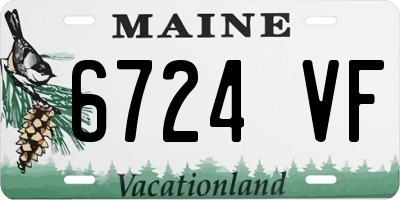 ME license plate 6724VF