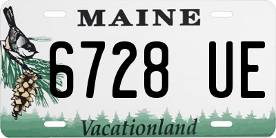 ME license plate 6728UE