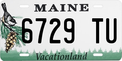 ME license plate 6729TU