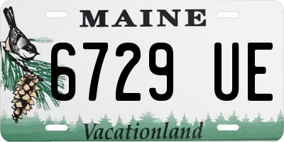 ME license plate 6729UE