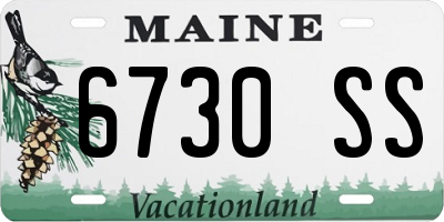 ME license plate 6730SS