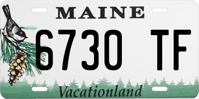 ME license plate 6730TF