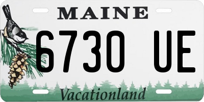 ME license plate 6730UE