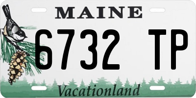 ME license plate 6732TP