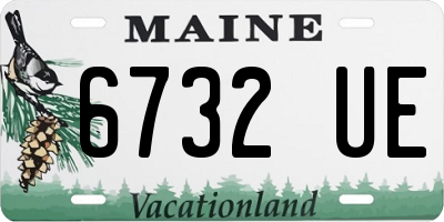 ME license plate 6732UE