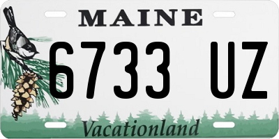 ME license plate 6733UZ