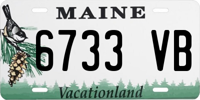 ME license plate 6733VB