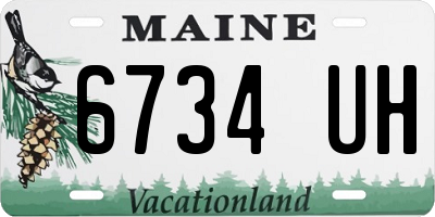 ME license plate 6734UH