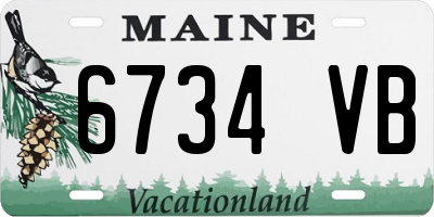 ME license plate 6734VB