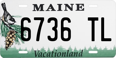 ME license plate 6736TL