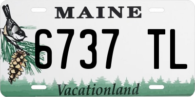 ME license plate 6737TL