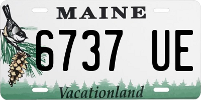 ME license plate 6737UE