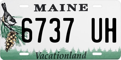 ME license plate 6737UH