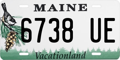 ME license plate 6738UE