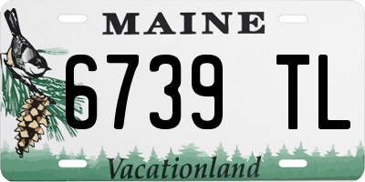 ME license plate 6739TL