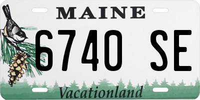 ME license plate 6740SE