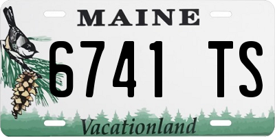 ME license plate 6741TS