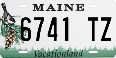 ME license plate 6741TZ