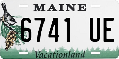 ME license plate 6741UE