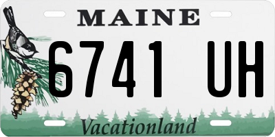 ME license plate 6741UH