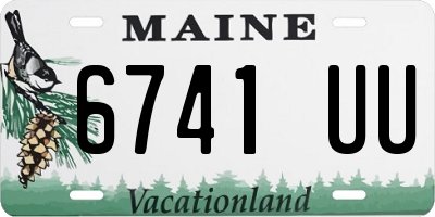 ME license plate 6741UU