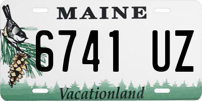 ME license plate 6741UZ