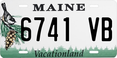 ME license plate 6741VB