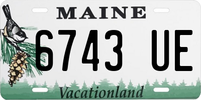 ME license plate 6743UE