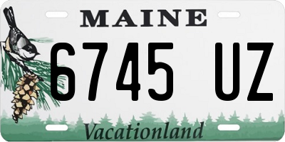 ME license plate 6745UZ