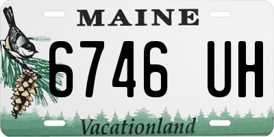 ME license plate 6746UH
