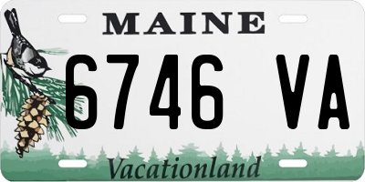 ME license plate 6746VA