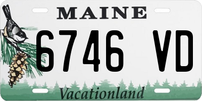 ME license plate 6746VD