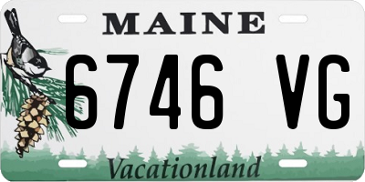 ME license plate 6746VG