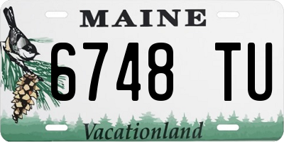 ME license plate 6748TU