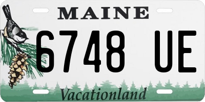 ME license plate 6748UE