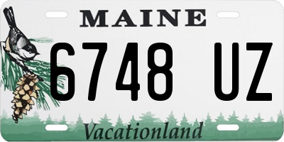 ME license plate 6748UZ