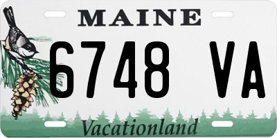 ME license plate 6748VA