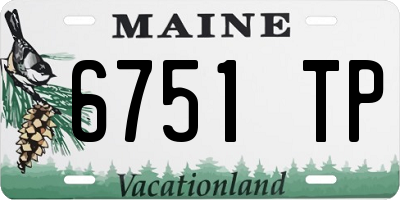 ME license plate 6751TP