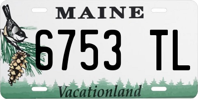 ME license plate 6753TL
